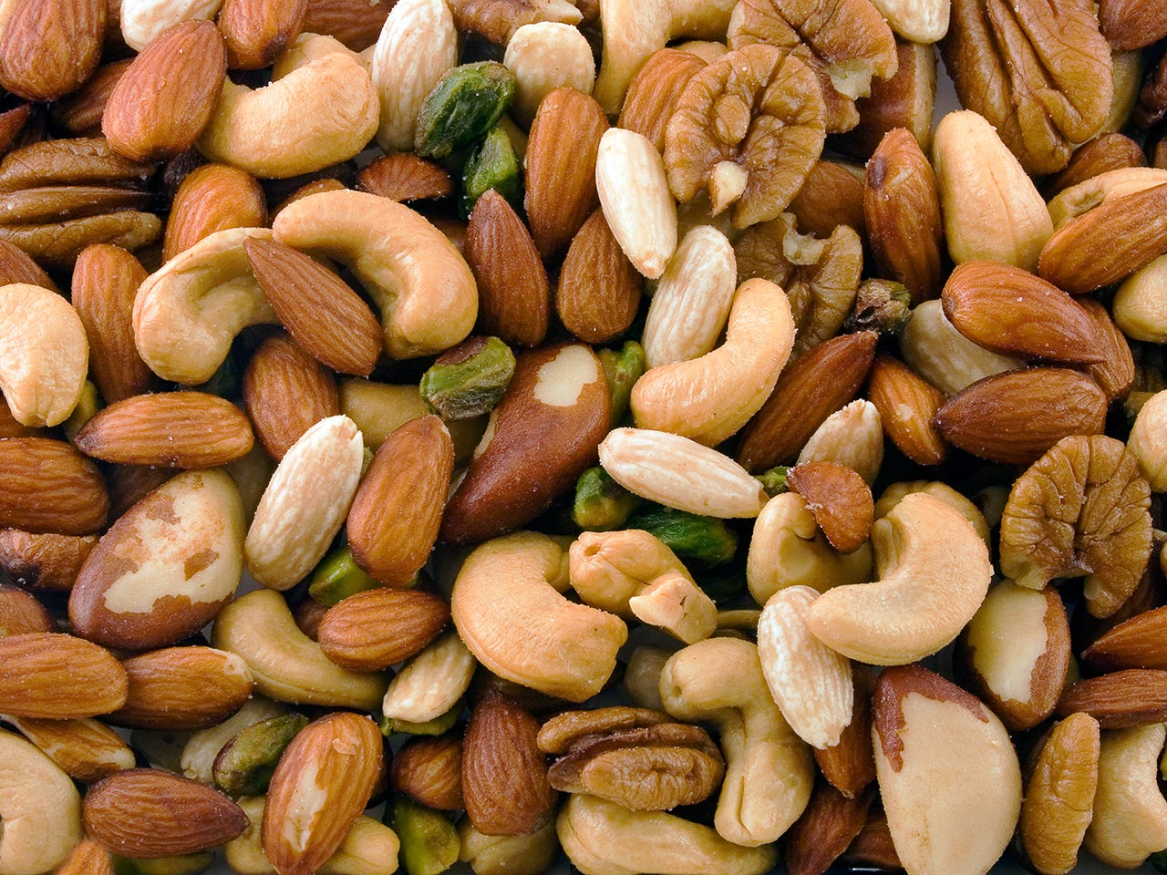 food items for breakfast - nuts