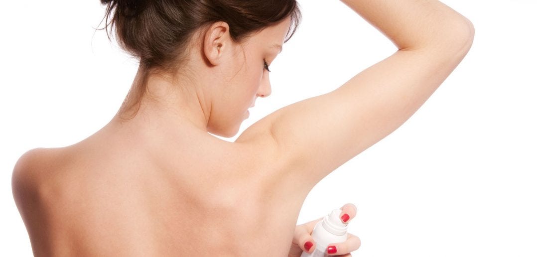 things you should never put on your face - Deodorant