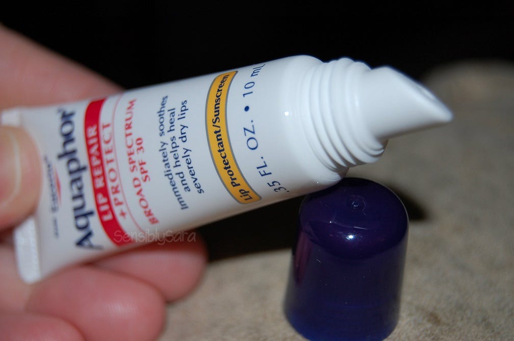 Best Lip Balms - Aquaphor lip repair