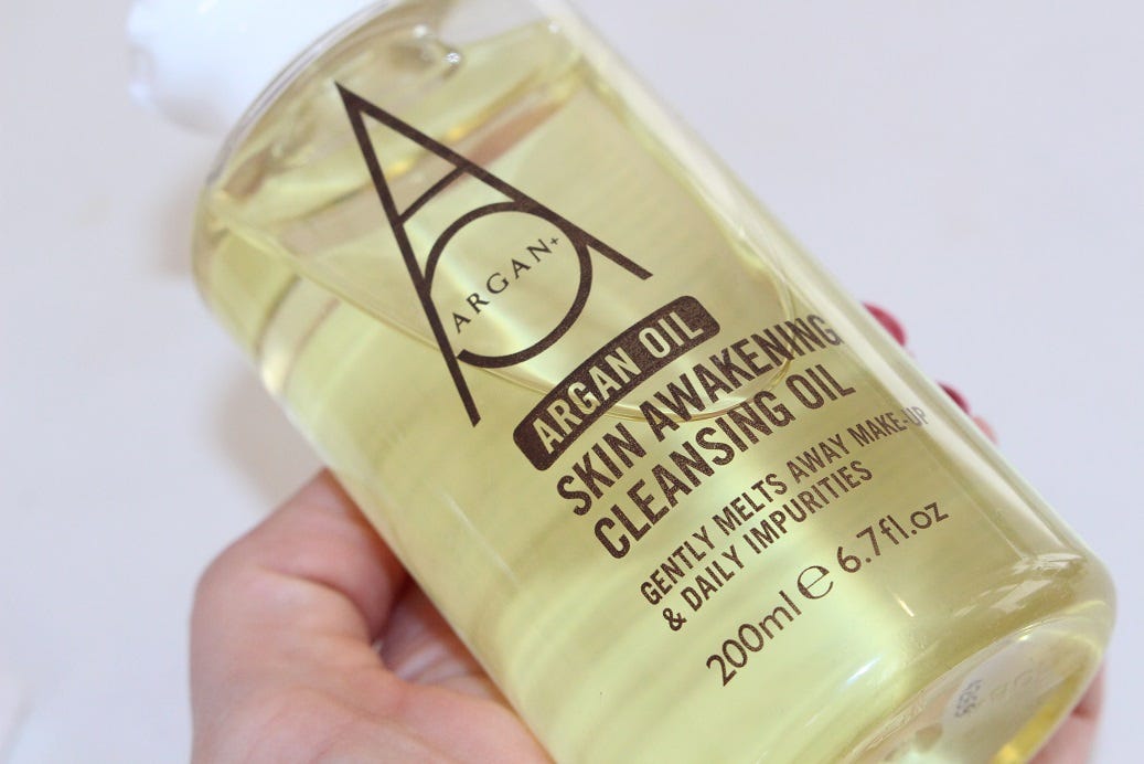 Argan oil skin awakening cleansing oils