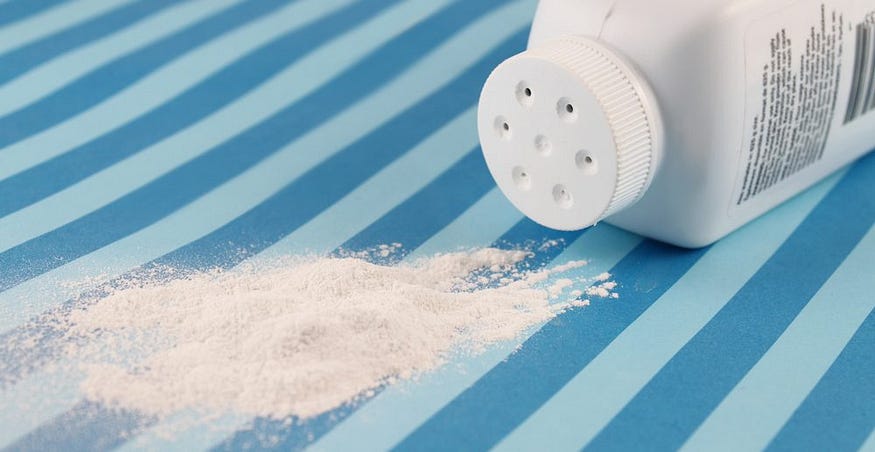 baby powder as makeup