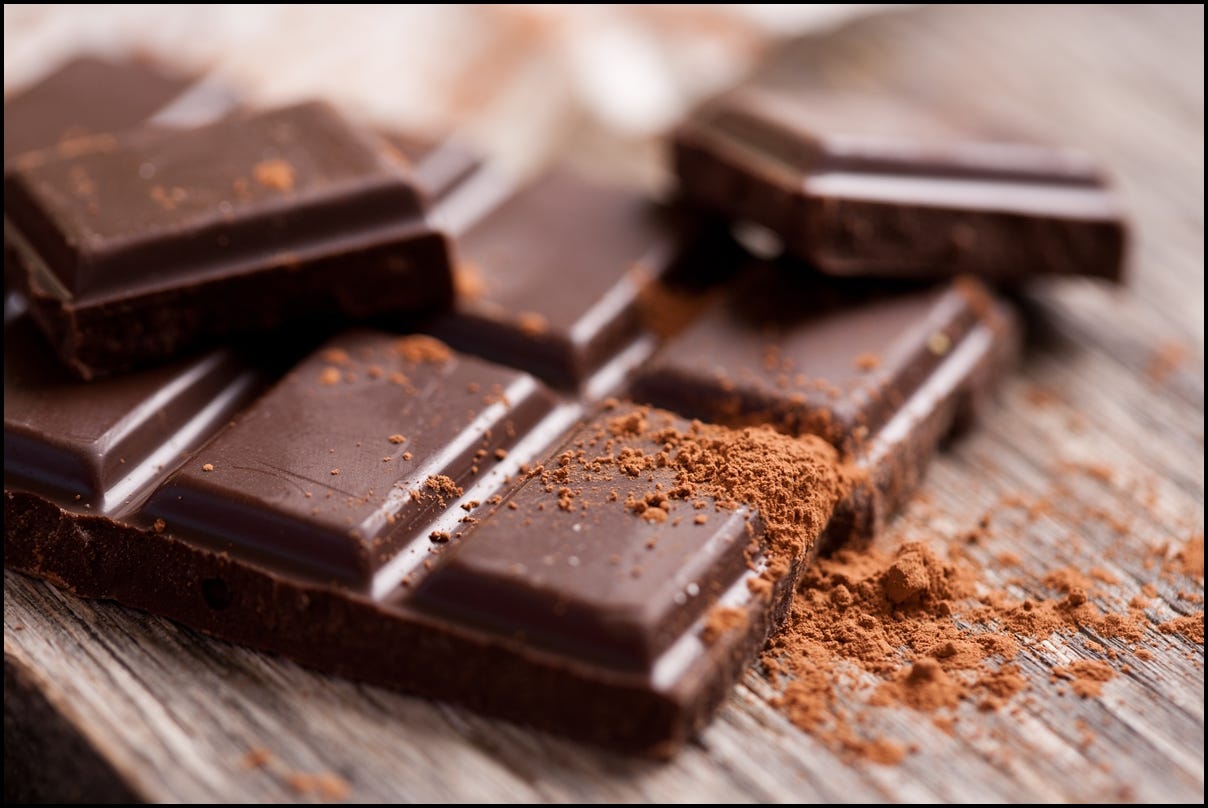 Healthy Foods to Reduce Stress - Dark Chocoloate