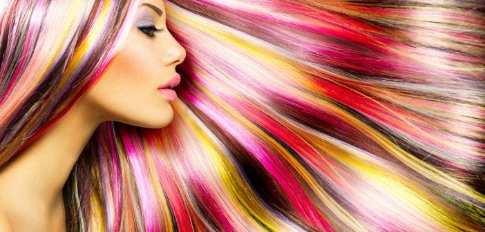 things you should never put on your face - Hair color