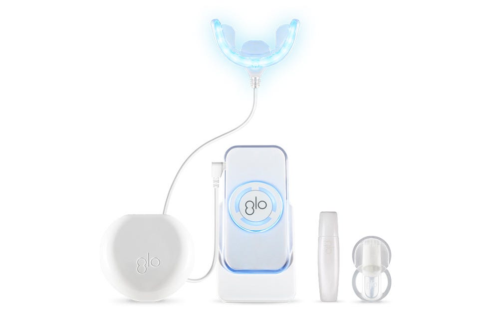 glo brilliant teeth whitening gadget