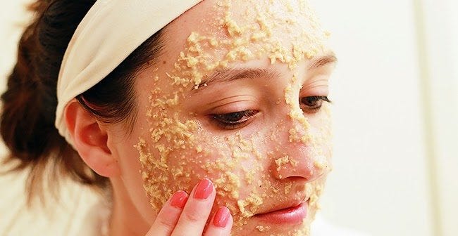 Home Made Face Cleanser from Oatmeal