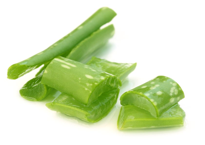 aloe vera gel for thicker eyebrows