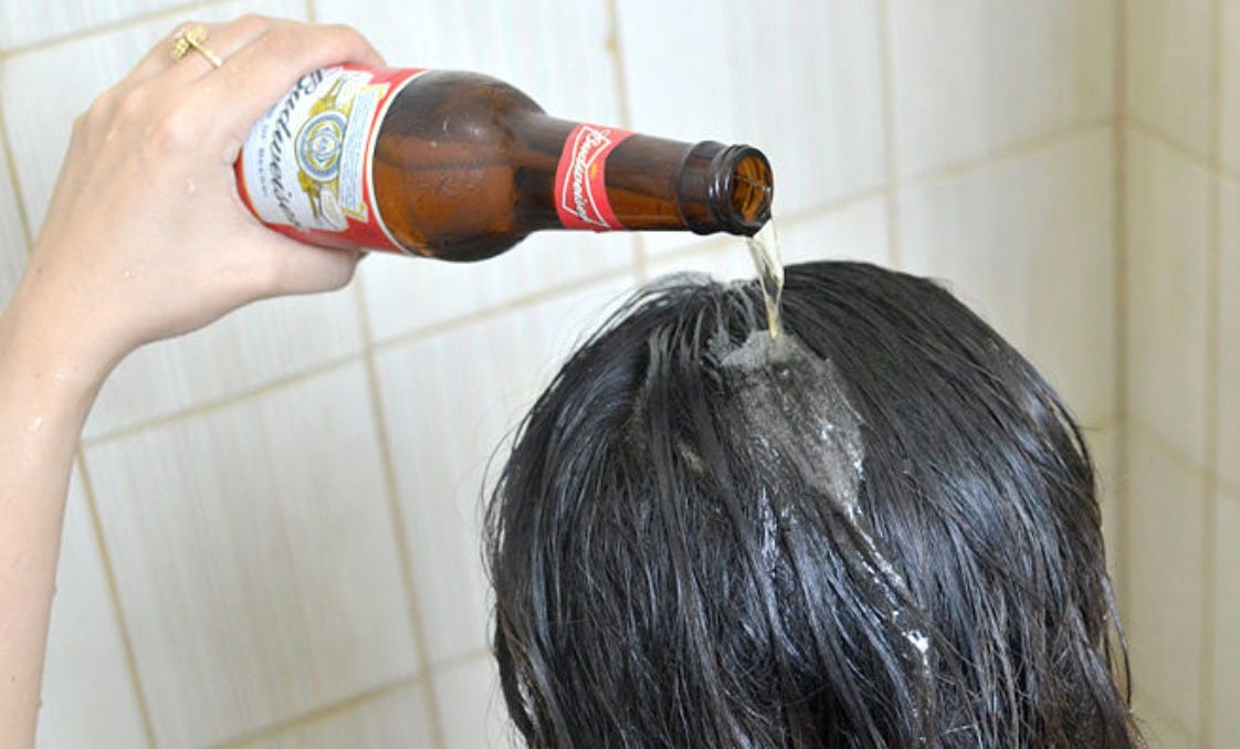 Beer - Boon for the Hair Growth