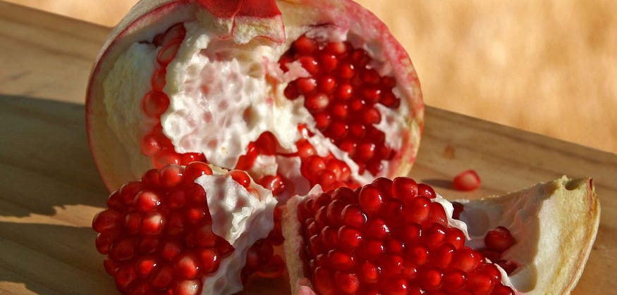 Pomegranate for anti-aging