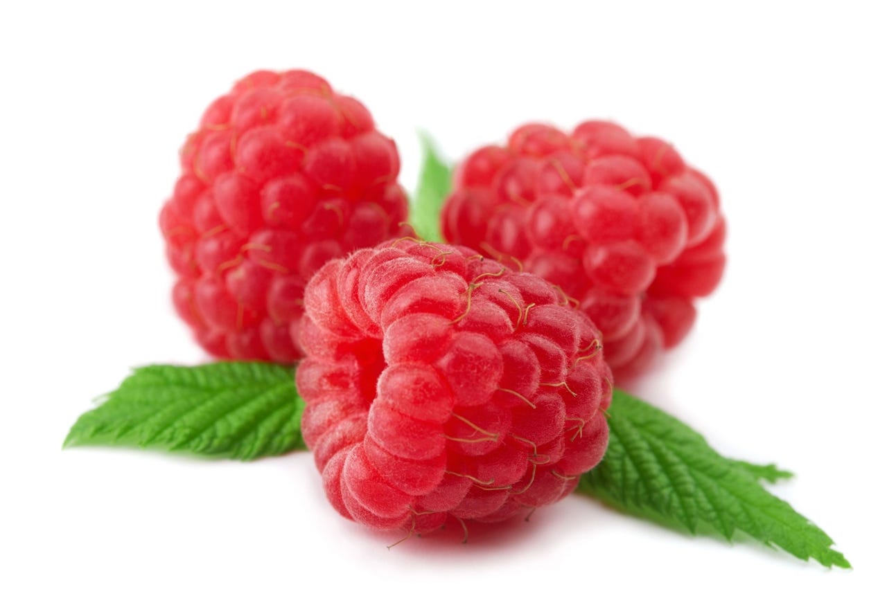 Food items for breakfast - raspberry