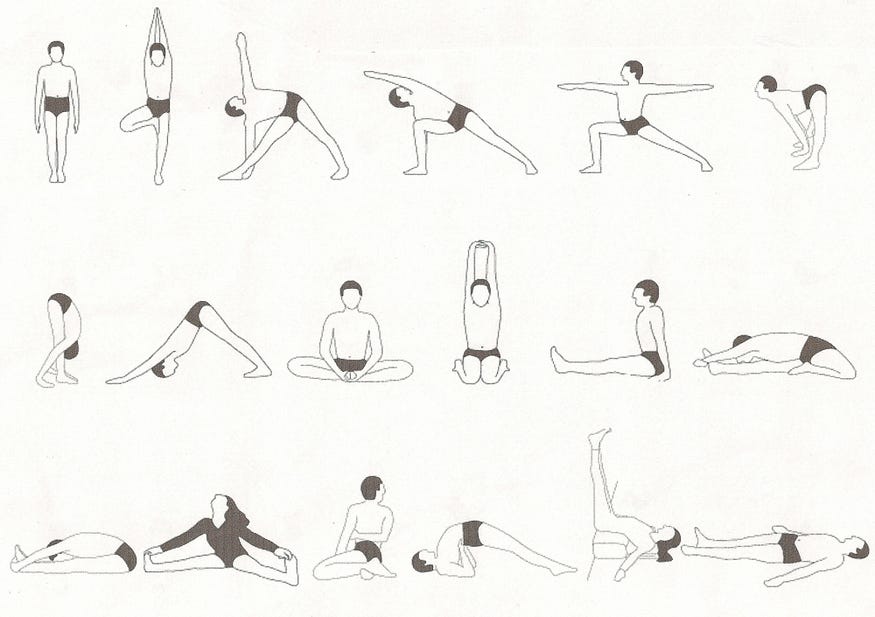 iyengar yoga postures