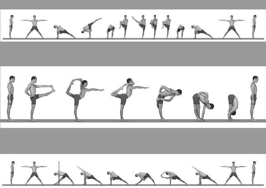 vinyasa yoga postures