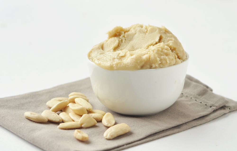 almond and milk paste for dark ankles