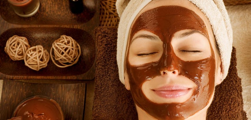 Chocolate face packs