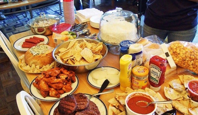 junk food in parties